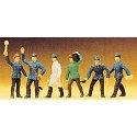 Working People -- Railroad Personnel pkg(6), HO, Preiser Kg 10010