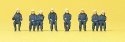 Emergency Workers -- Seated Firemen, N, Preiser Kg 79172