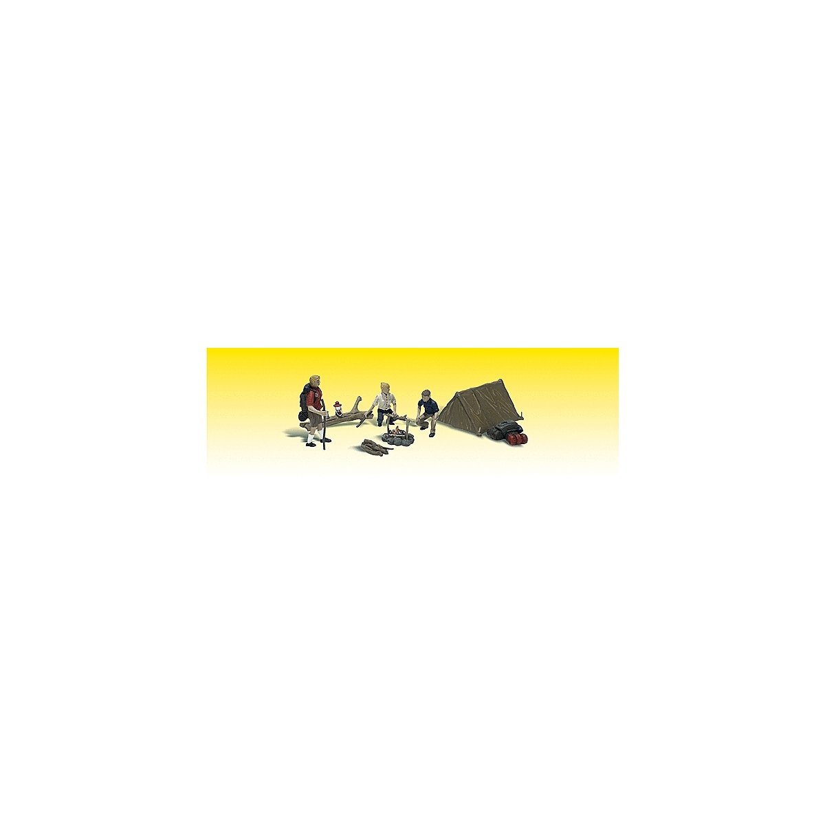 Scenic Accents(R) Figures -- Campers & Accessories pkg(8), N, Woodland Scenics 2199