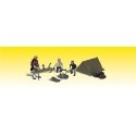 Scenic Accents(R) Figures -- Campers & Accessories pkg(8), N, Woodland Scenics 2199