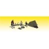 Scenic Accents(R) Figures -- Campers & Accessories pkg(8), N, Woodland Scenics 2199