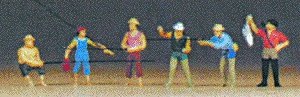 Recreation & Sports -- Fishermen, N, Preiser Kg 79077