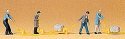 People Working -- Delivery Men w/Loads, N, Preiser Kg 79081
