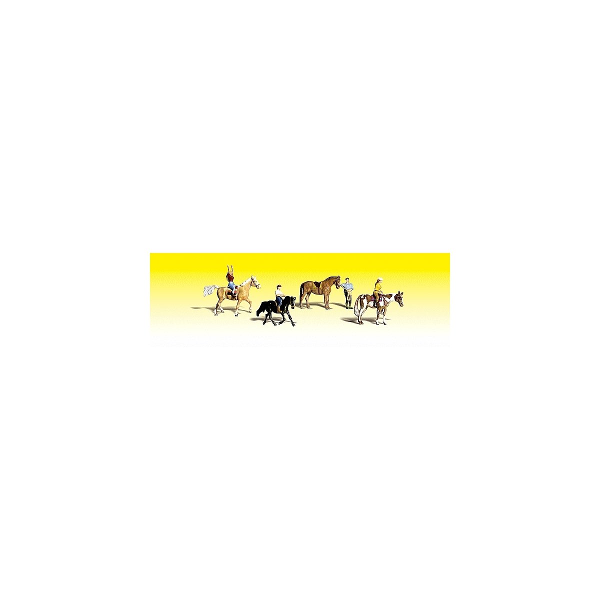 Horseback Riders - Scenic Accents(R) -- pkg(4), N, Woodland Scenics 2159
