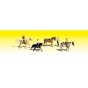 Horseback Riders - Scenic Accents(R) -- pkg(4), N, Woodland Scenics 2159