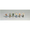 Road Crew - Scenic Accents(R) -- pkg(6), HO, Woodland Scenics 1850