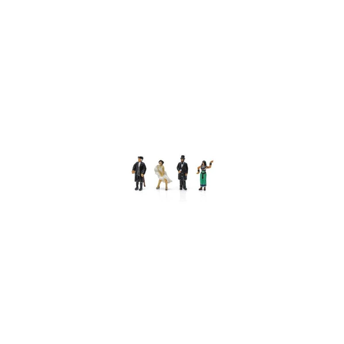 Find Me Figures Scenic Accents(R) -- Historical Figures pkg(4), N, Woodland Scenics 2871