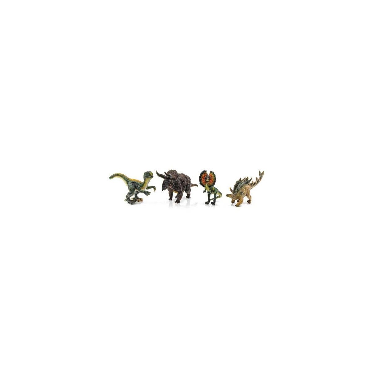 Find Me Figures Scenic Accents(R) -- Dinosaur Figures pkg(4), N, Woodland Scenics 2874