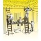 Scenic Accents(R) Figures -- Painters & Accessories pkg(4), N, Woodland Scenics 2174