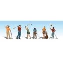 Scenic Accents(R) -- Golfers pkg(6), HO, Woodland Scenics 1907