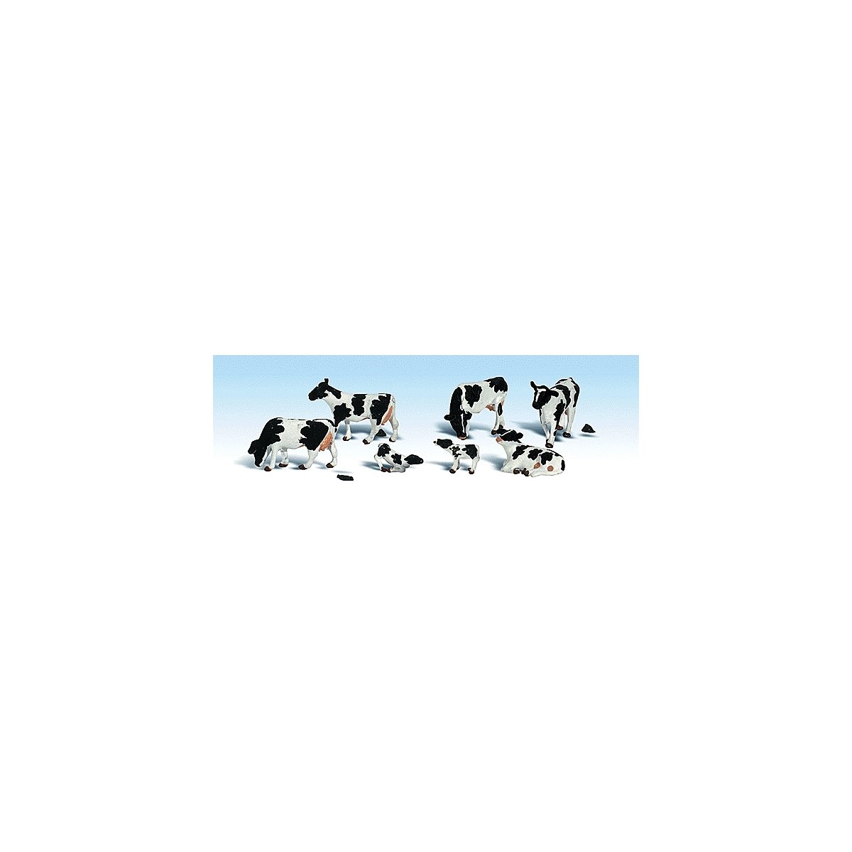 Holstein Cows - Scenic Accents(R) -- pkg(6), HO, Woodland Scenics 1863