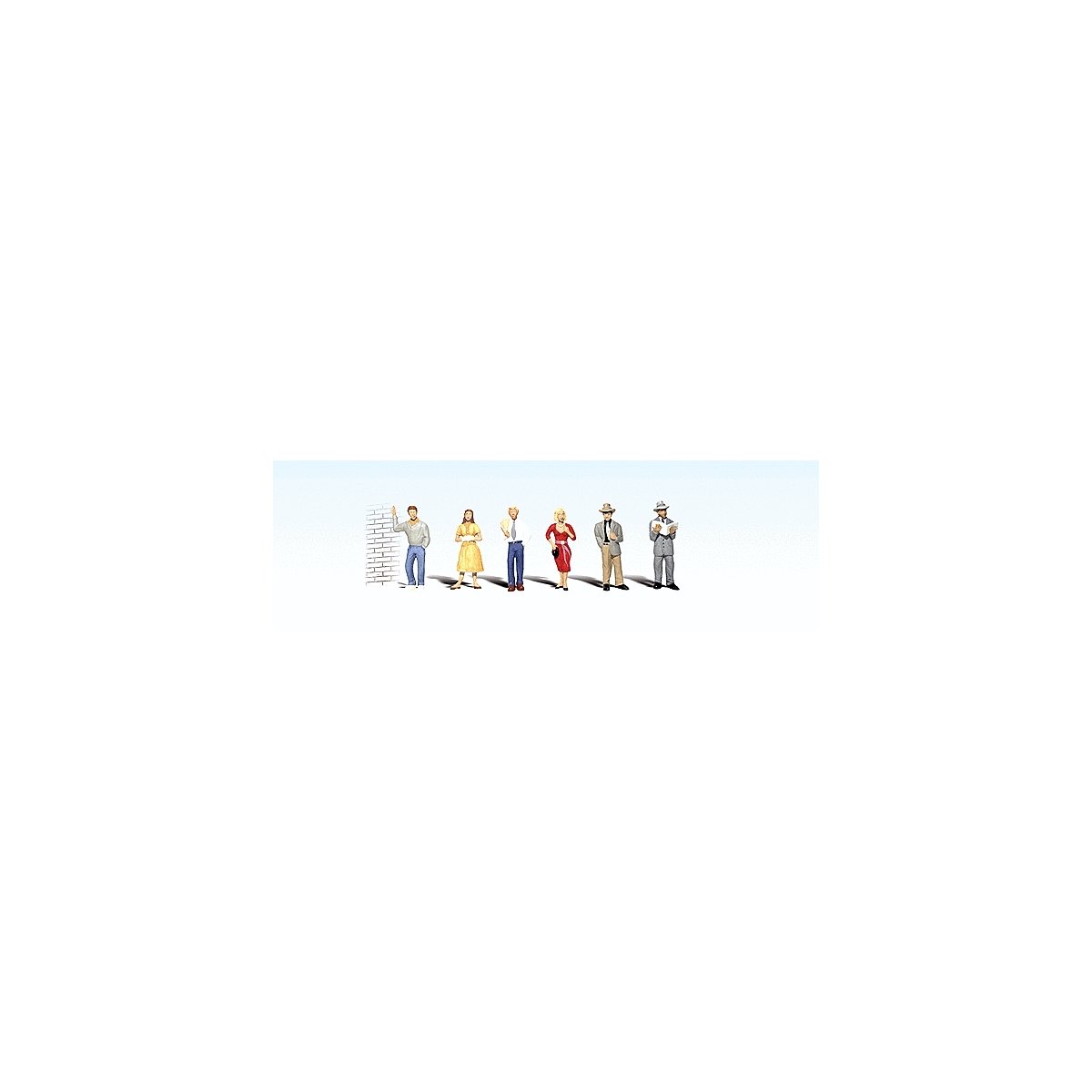 Scenic Accents(R) -- Pedestrians pkg(6), HO, Woodland Scenics 1821
