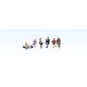 Scenic Accents(R) Figures -- People Sitting pkg(6), HO, Woodland Scenics 1829