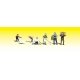 Farm People w/Goose - Scenic Accents(R) -- pkg(6), N, Woodland Scenics 2152