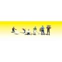 Farm People w/Goose - Scenic Accents(R) -- pkg(6), N, Woodland Scenics 2152