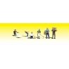 Farm People w/Goose - Scenic Accents(R) -- pkg(6), N, Woodland Scenics 2152