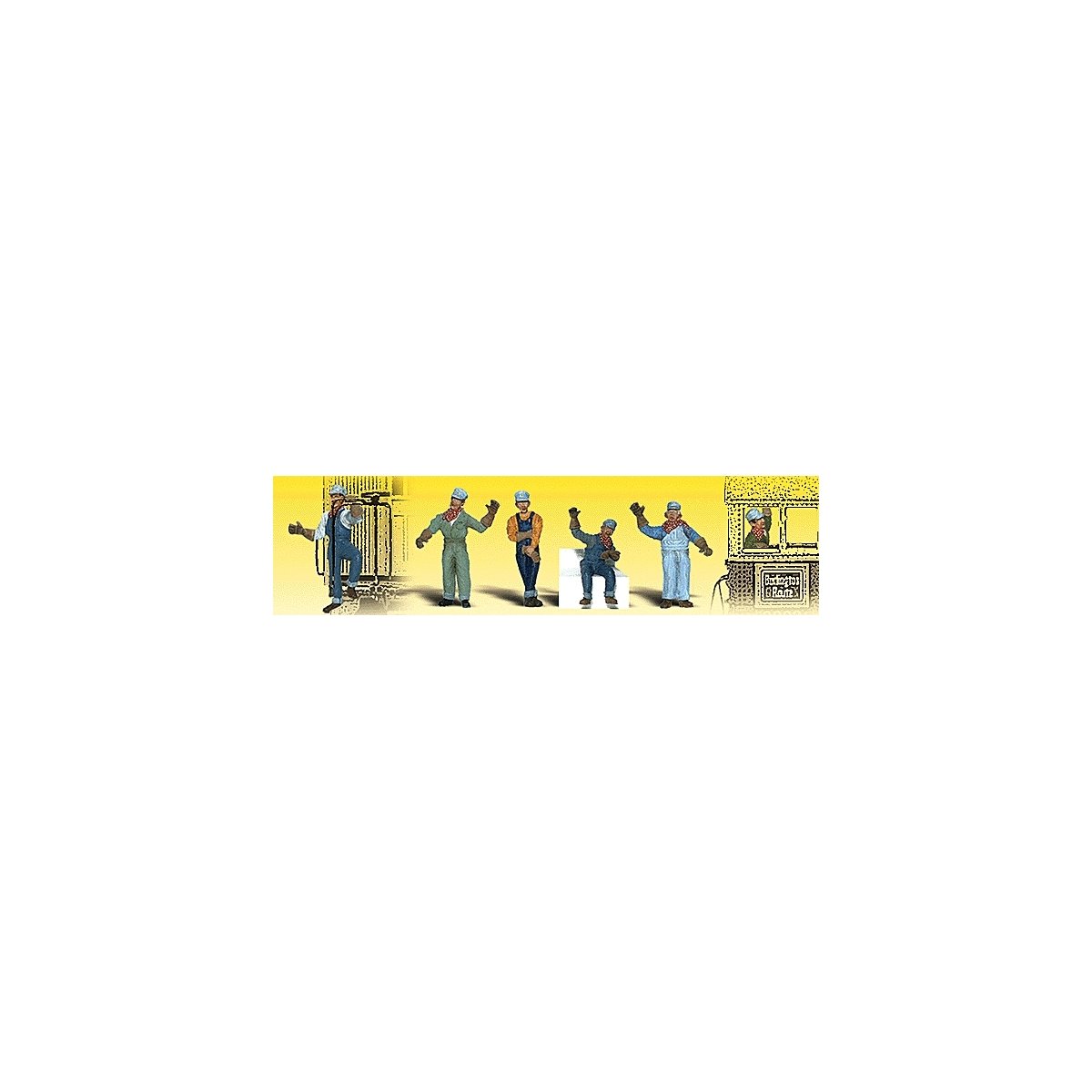 Scenic Accents(R) -- Engineers pkg(6), N, Woodland Scenics 2153