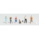 Scenic Accents(R) Figures -- Ordinary People pkg(6), HO, Woodland Scenics 1824