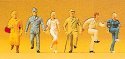 Pedestrians -- Climbing Stairs pkg(6), HO, Preiser Kg 14132