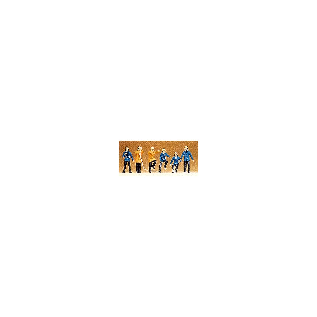 Firemen -- Set 1 pkg(6), HO, Preiser Kg 14200