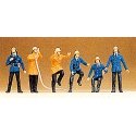 Firemen -- Set 1 pkg(6), HO, Preiser Kg 14200