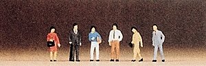 Pedestrians -- Standing Japanese, N, Preiser Kg 79206
