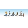 Baseball Players II - Scenic Accents(R) -- pkg(6), HO, Woodland Scenics 1870