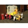 Mechanics - SceneScapes(TM) -- pkg(6), HO, Bachmann Industries 33113