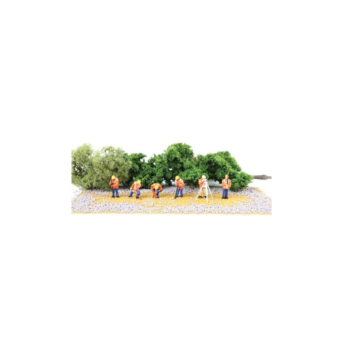 SceneScapes(TM) -- Highway Maintenance Crew pkg(6), HO, Bachmann Industries 33121