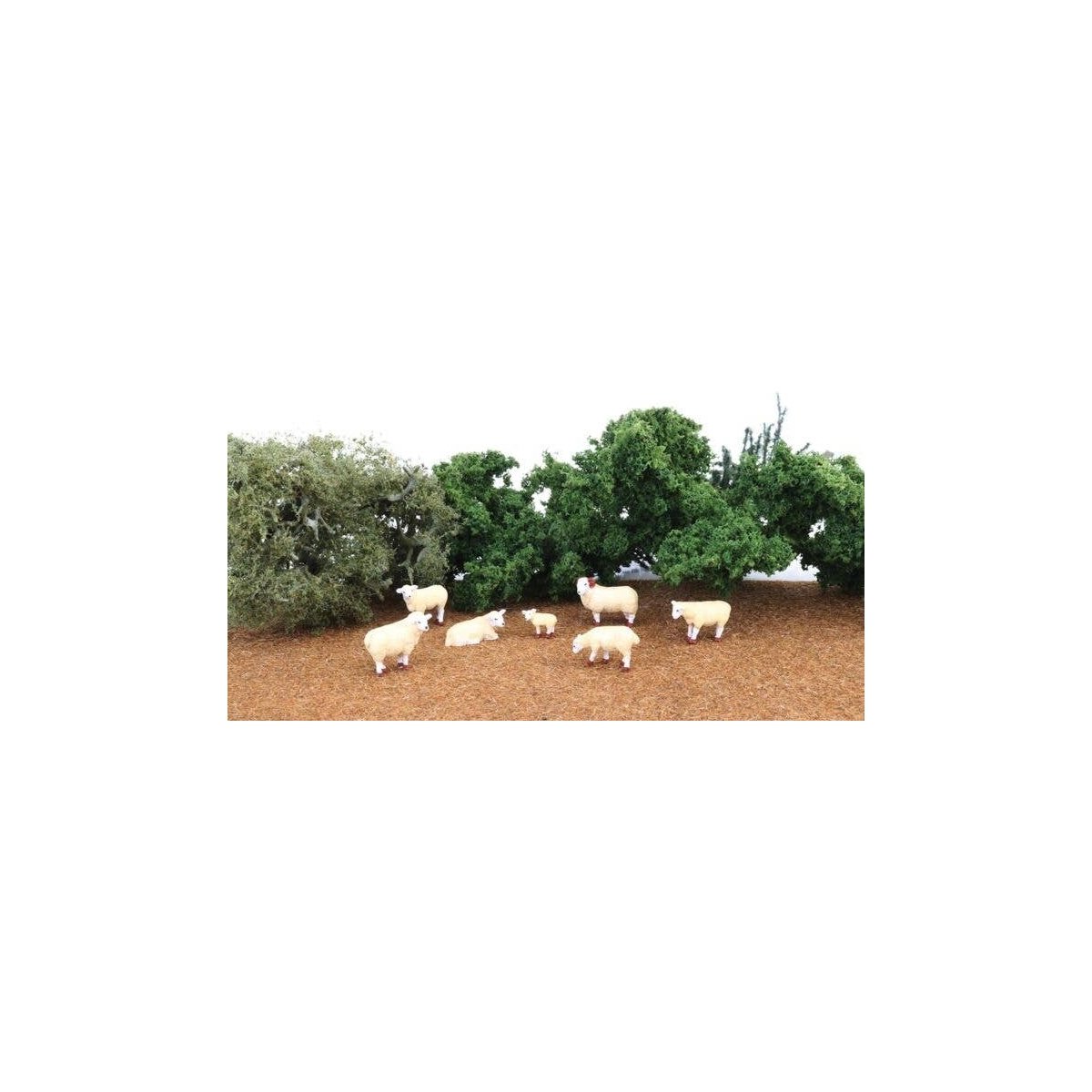 Sheep pkg(7), HO, Bachmann Industries 33122