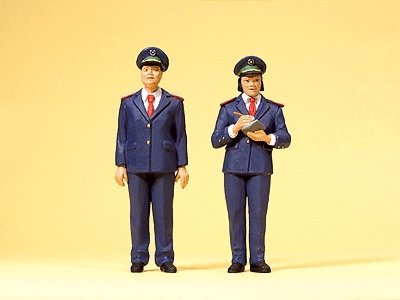 Railroad Personnel -- Chinese Railway Personnel pkg(2), O, Preiser Kg 45148