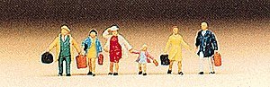 Passengers -- Large Family, N, Preiser Kg 79025