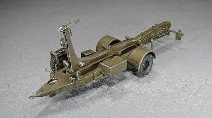 Trailer Only for M80 Push Boat - Resin Kit -- Use with 87236 (Sold Separately), HO, Trident Miniatures 87237