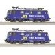 2-piece set: Electric locomotives 421 373-2 and 421 381-5, WRS, HO, Roco 7500045