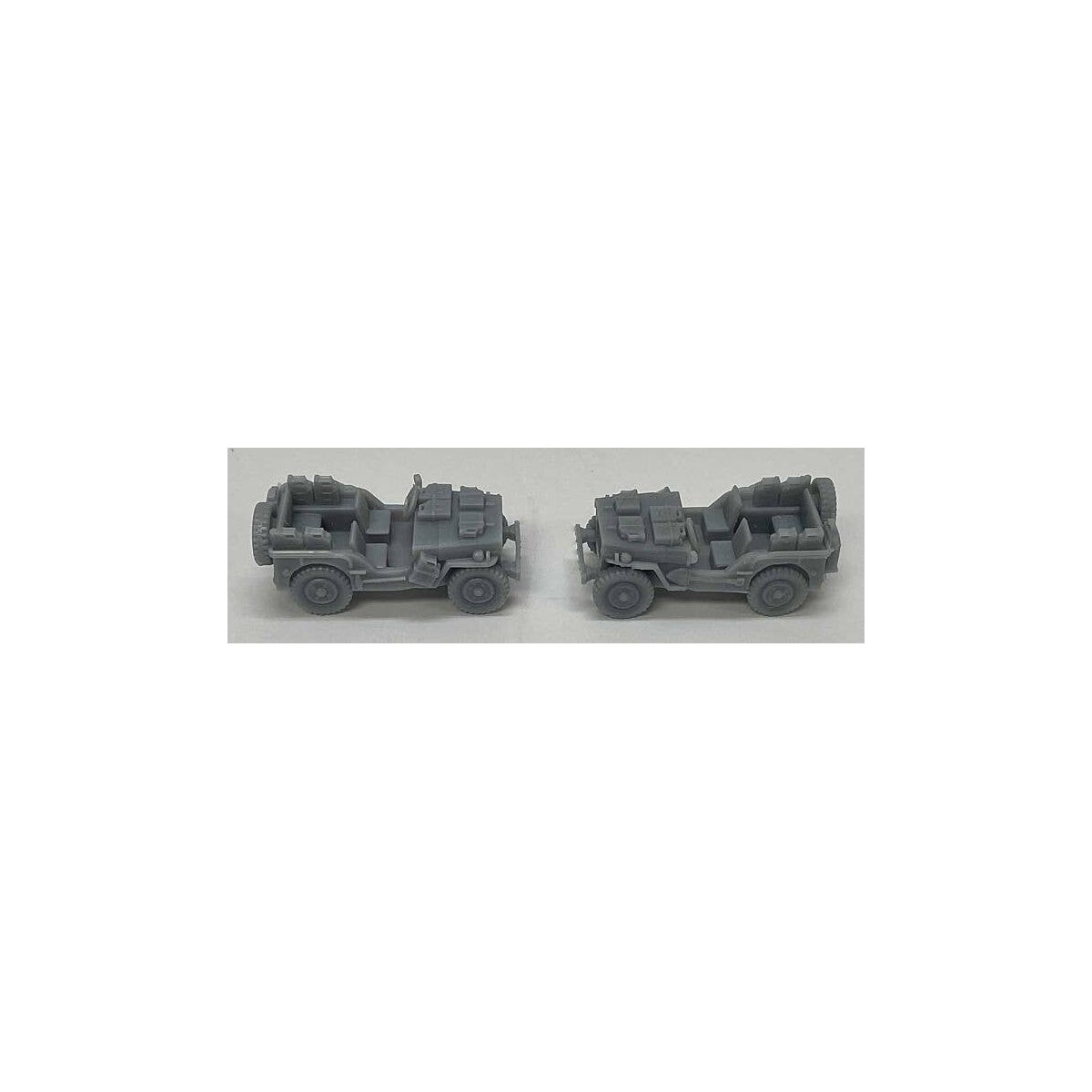 WWII Willys Jeep with Gerry Cans - 3-D Printed Kit -- Unpainted pkg(2), HO, Phoenix Precision Models 31124
