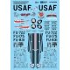 Military Aircraft Decal Set -- F-86A Peg 0 My Heart 336th F-86 Gopher 335th F-86 , 1/48, Microscale Industries Inc AC480058