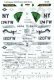 Military Decal Set -- U.S. F-16C Falcons: 120th FW & 174th FW, 1/48, Microscale Industries Inc 481084