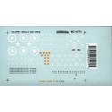 Military - United States - Vehicle Decals -- Mini-Cal All Vehicles - Tanks, Jeeps, etc., HO, Microscale Industries Inc 4279
