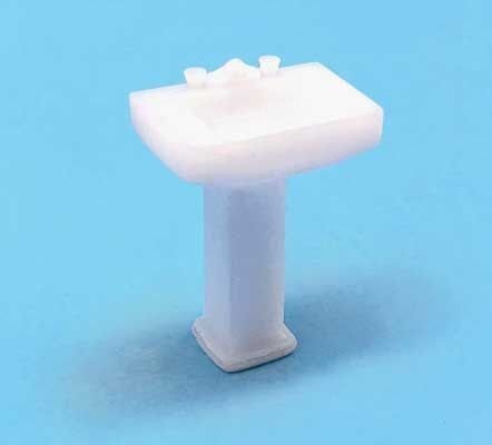 Sinks -- Unpainted 3D Printed Parts pkg(5), HO, All Scale Miniatures 870992
