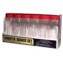 Canister Shaker Set - Plastic pkg(6) -- Capacity Each 32oz 907g 947mL, All Scales, Woodland Scenics 199