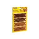 Grass Tufts -- Wildflowers 52 1/4` 6mm and 52 3/8` 9mm Fiber Tufts, All Scales, Noch Gmbh & Co 7012