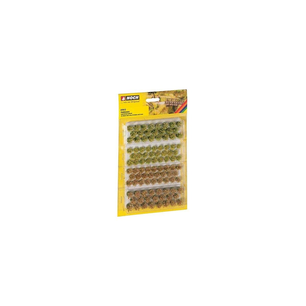 Grass Tufts -- Field Plants 52 1/4` 6mm and 52 3/8` 9mm Fiber Tufts, All Scales, Noch Gmbh & Co 7013