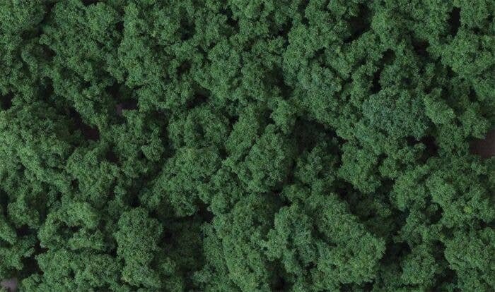 Clump Foliage(TM) - 3 Quarts 2.8L -- Dark Green, All Scales, Woodland Scenics 184