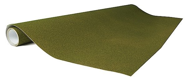 ReadyGrass(TM) Vinyl Mat - 50 x 33 x 1/32′ 127 x 83.8 x .1cm -- Green Grass, All Scales, Woodland Scenics 5132