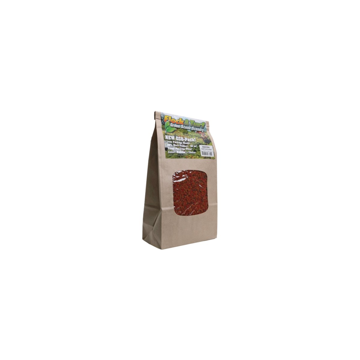 Flock & Turf Ground Cover ECO Pack Bag - 48oz 1.4L -- Autumn Glory Blend, All Scales, Scenic Express 871E
