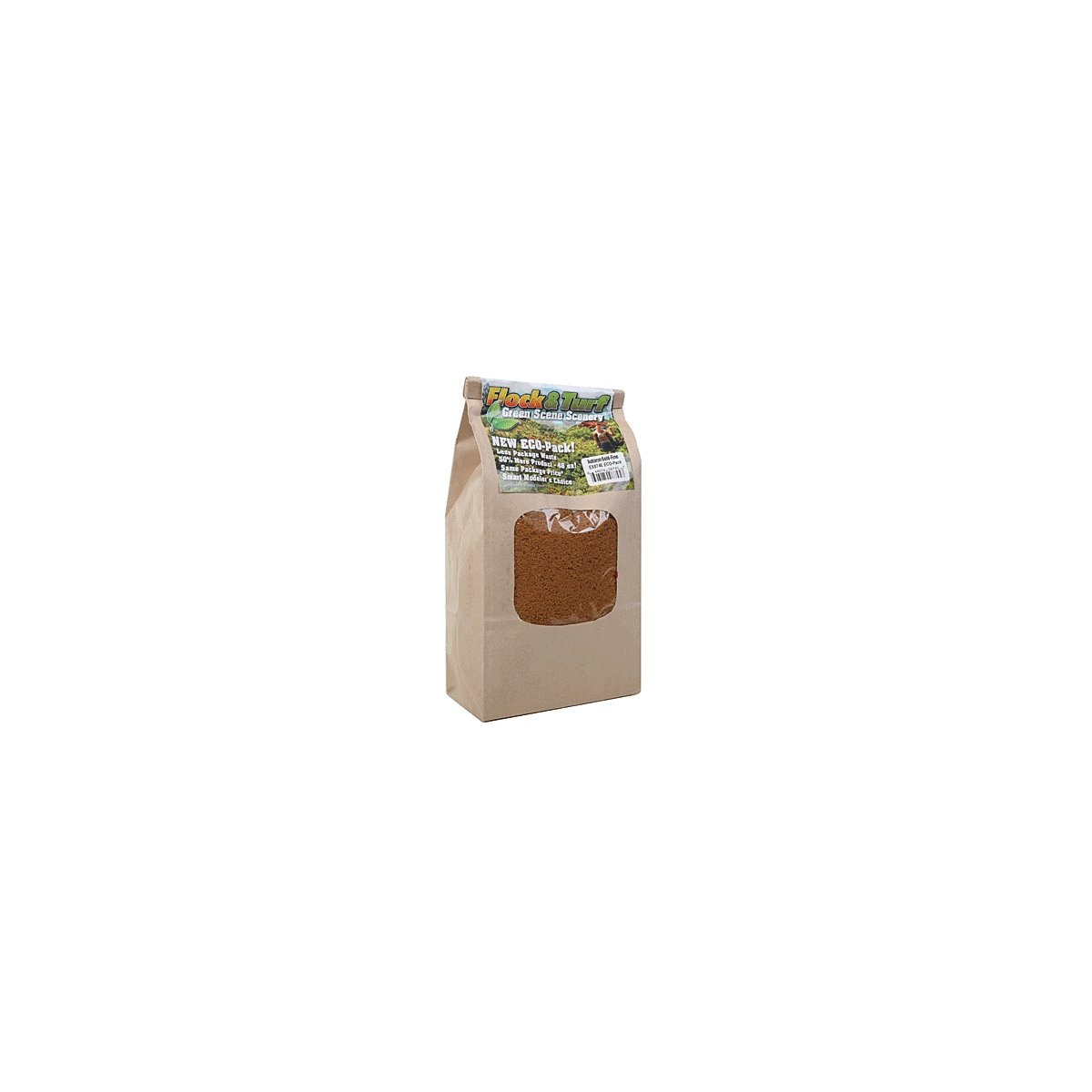 Flock & Turf Ground Cover ECO Pack Bag -- Autumn Gold Fine 48oz 1.4l, All Scales, Scenic Express 874E