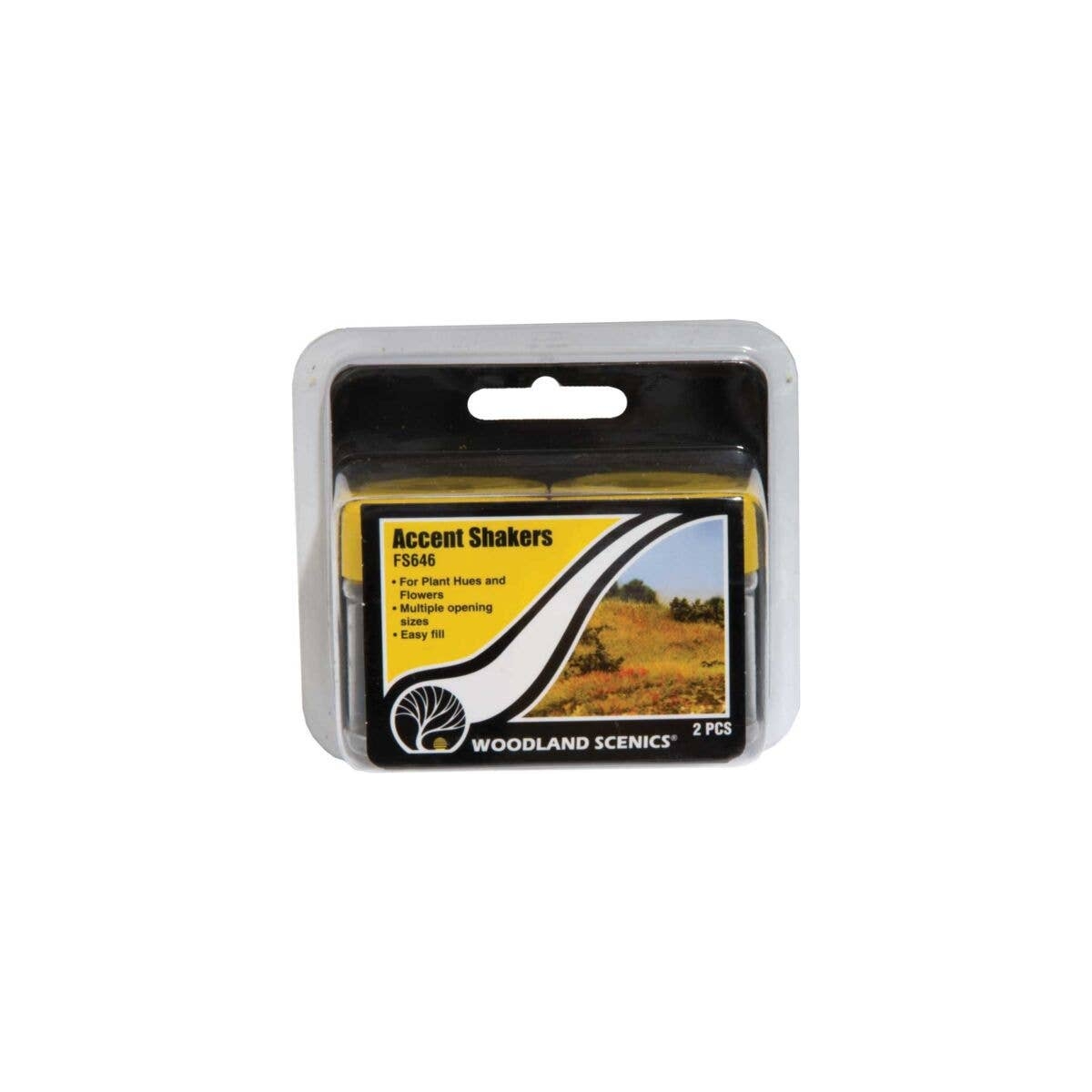 Field System -- Accent Shakers pkg(2), All Scales, Woodland Scenics 646