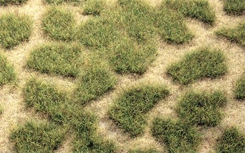 Tuftgrass(R) Pad - 17-1/2 x 6-1/2′ 44.5 x 16.5cm -- Summer, All Scales, Heki/Mini Forest 1842