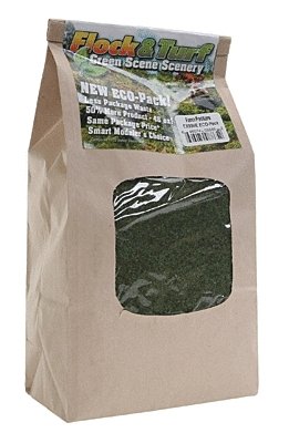 Flock & Turf Ground Cover ECO Pack Bag -- Farm Pasture Blend 48oz 1.4l, All Scales, Scenic Express 886E