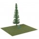 Static Grass Flocking -- Green Blend 1/16′ 1.5mm Fibers, 3-1/2oz 100g, All Scales, Walthers SceneMaster 1202